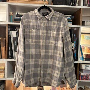 RRL ralph lauren grey flannel shirt